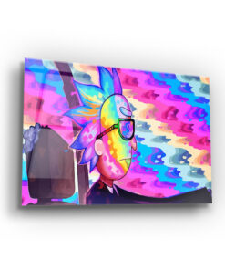 Rick On The Way - Rick And Morty Wall Art Covered By Epoxy-OriesWood