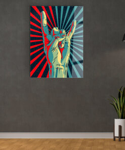 Rock n Roll Wall Art Covered By Epoxy-OriesWood