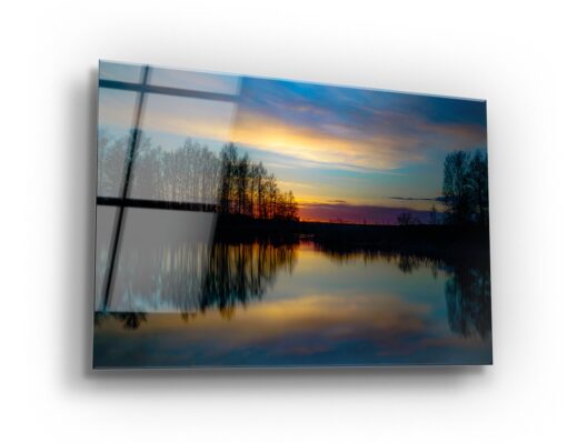 Reflection Wall Art Covered By Epoxy-OriesWood