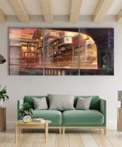 Light City Trio - Glass Wall Art - Epoxy Wall Art - Resin Wall Art