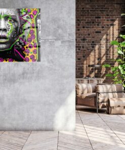 Colorful Neon Wall Art Covered By Epoxy-OriesWood