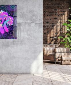 Trippy Wall Art Covered By Epoxy-OriesWood