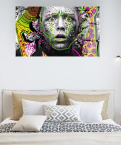 Colorful Neon Wall Art Covered By Epoxy-OriesWood