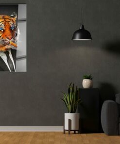 Rascal Tiger Wall Art Covered By Epoxy Wall Art Covered By Epoxy-OriesWood