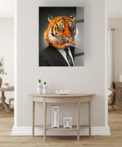 Rascal Tiger Wall Art Covered By Epoxy Wall Art Covered By Epoxy-OriesWood
