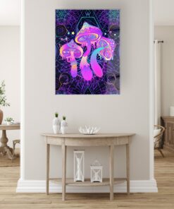 Trippy Wall Art Covered By Epoxy-OriesWood