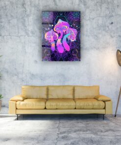 Trippy Wall Art Covered By Epoxy-OriesWood