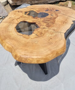 Special Walnut Dark Brown with Special Epoxy Legs – Epoxy Table